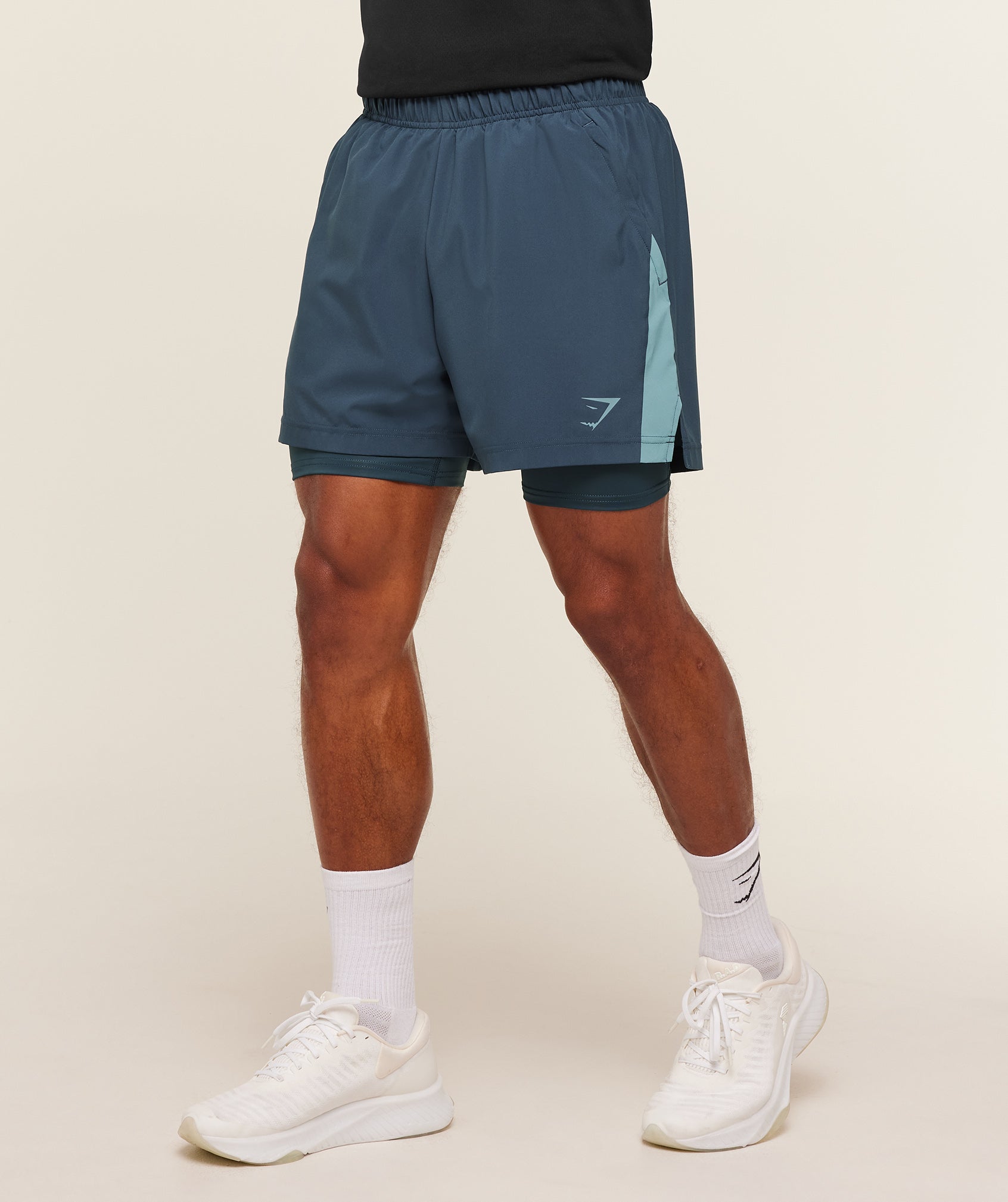 1 Shorts in Stealth Blue/Storm Blue